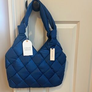 Urban Originals Blue Quilted Shoulder Bag